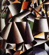 Kasimir Malevich Innervation Arrangement painting